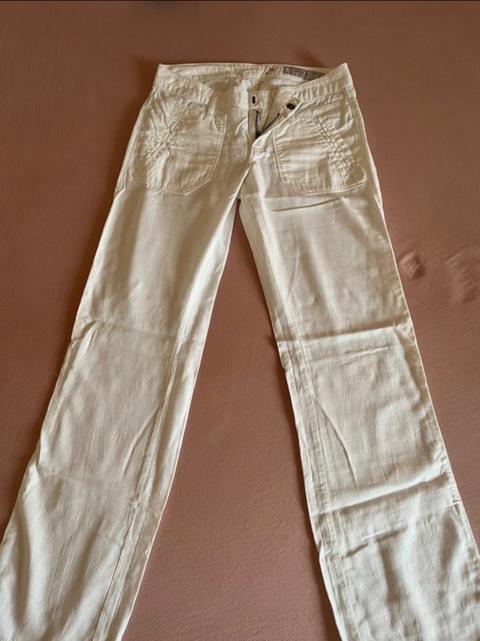 Edc Weiße Hose low waist Size XXS