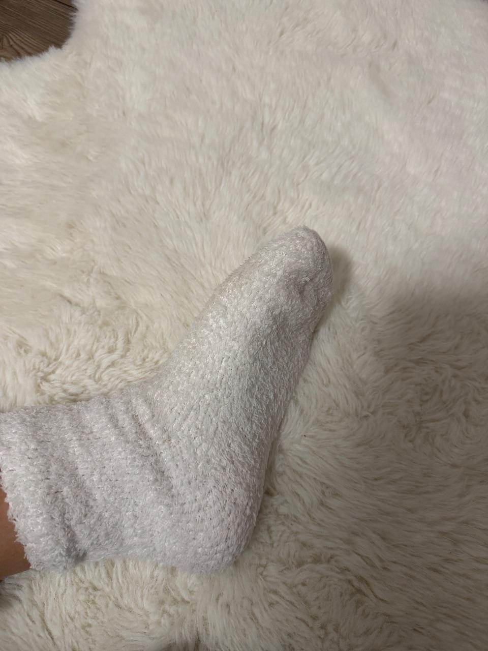 Getragene Kuschelsocken