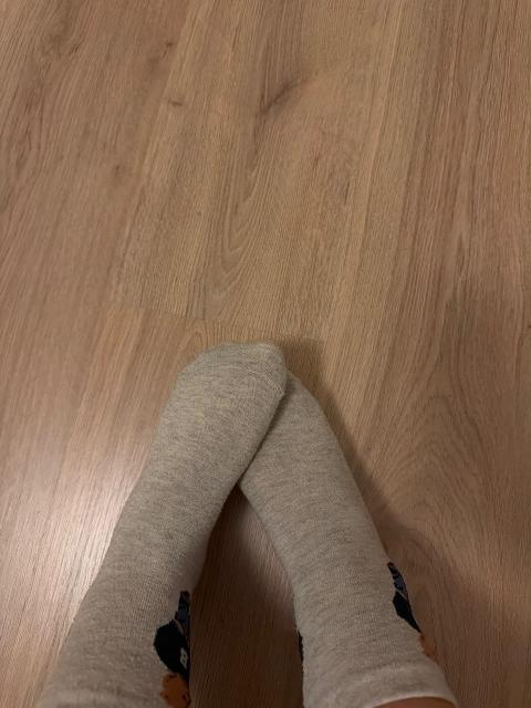 Socken Beige Grau Bär Gerne Getragen 37 Size 37