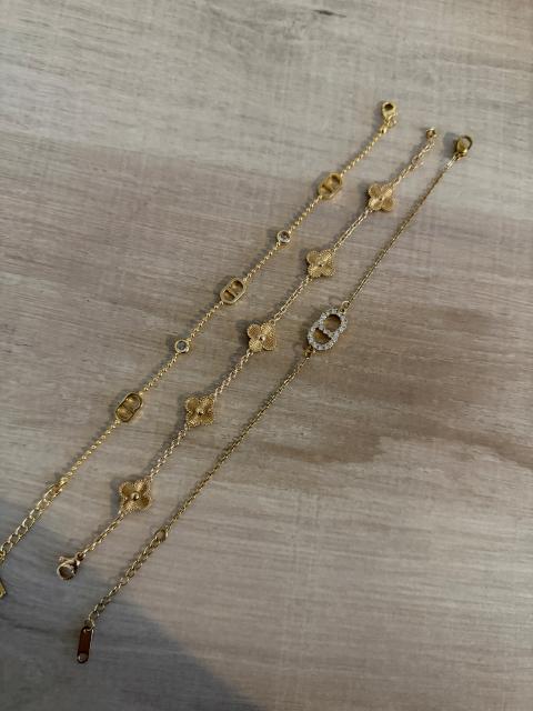 Armband Set Gold Strass Zara H&M Viral Schmuck Damen