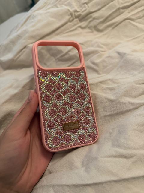 Handyhülle I Phone 17 18 Pro Pink Rosa Strass Apple