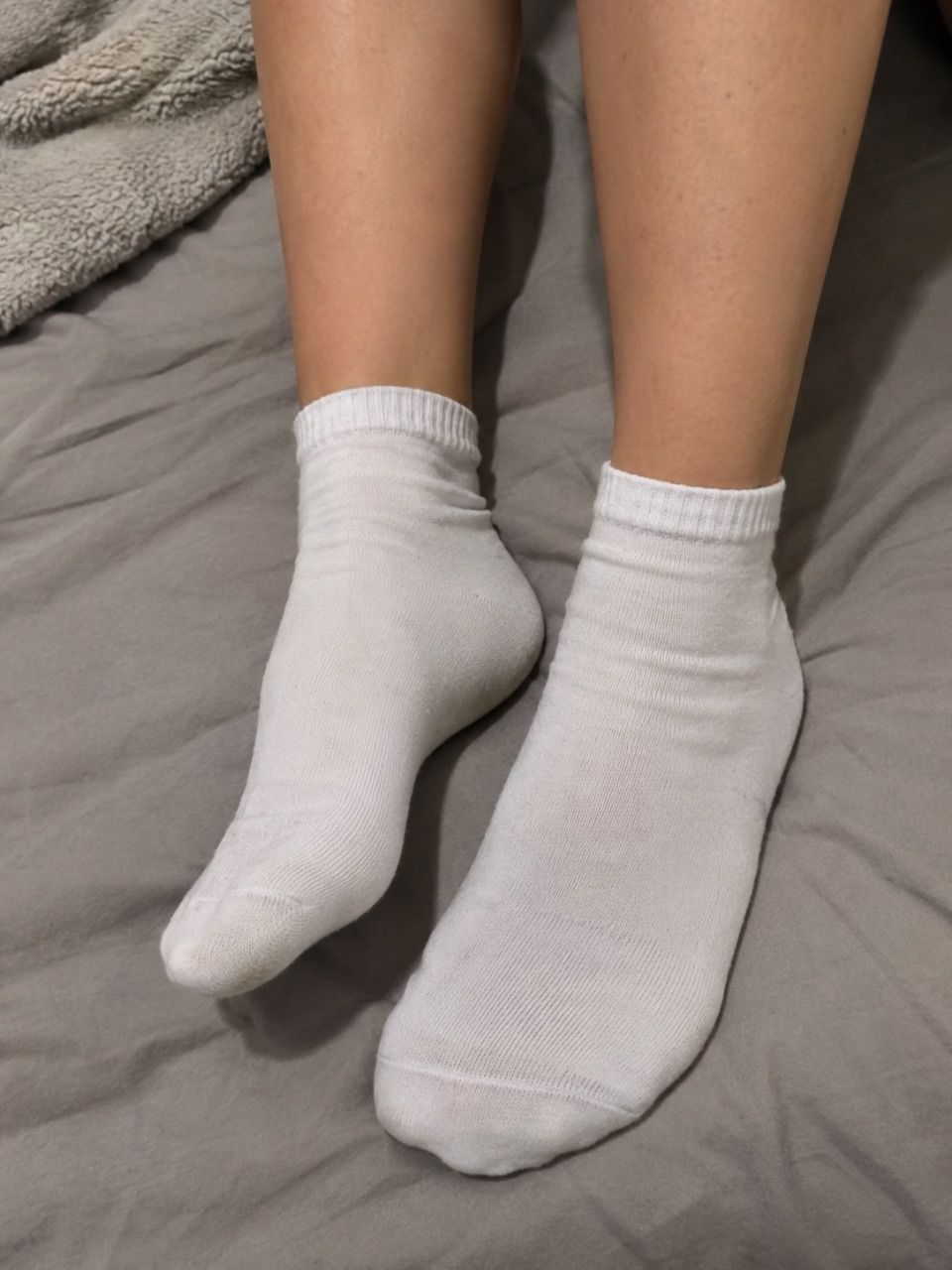 Ohne Marke Socken weiß, getragen 😊 Size XS
