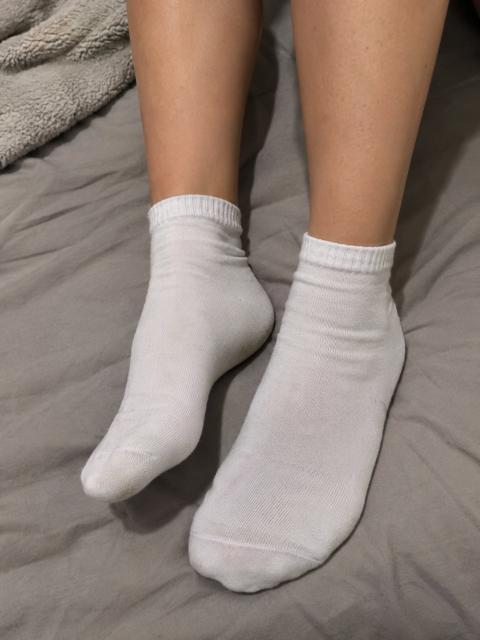 Ohne Marke Socken weiß, getragen 😊 Size XS