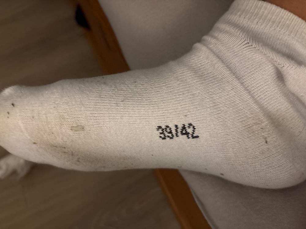 Getragene Socken