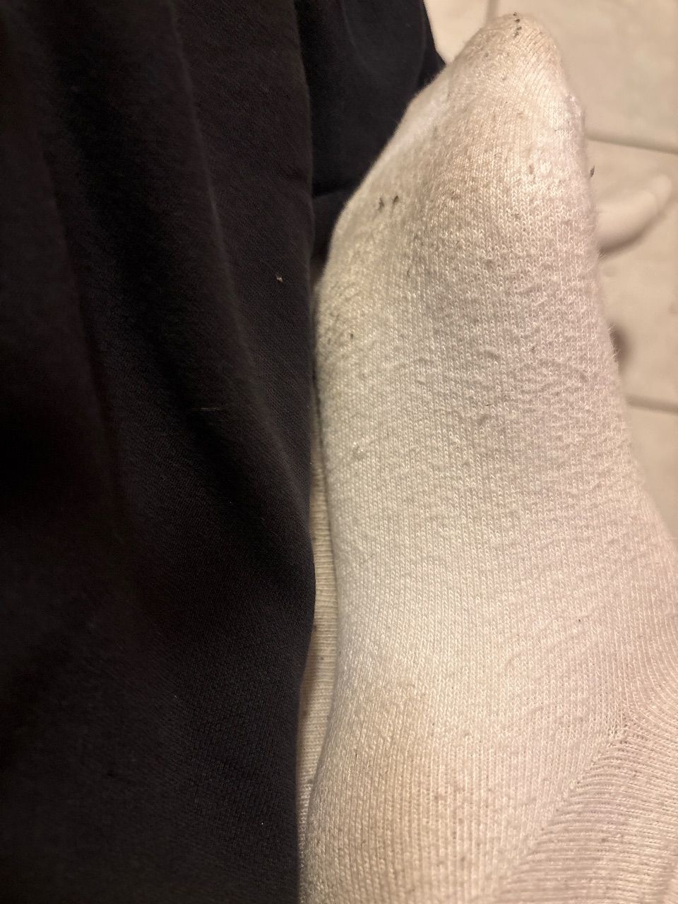 Getragene socken