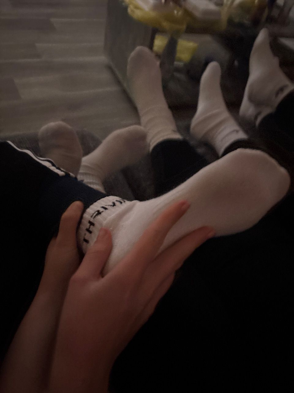 Weiße Socken 