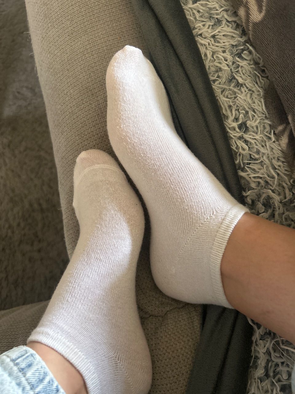 Getragene Socken 