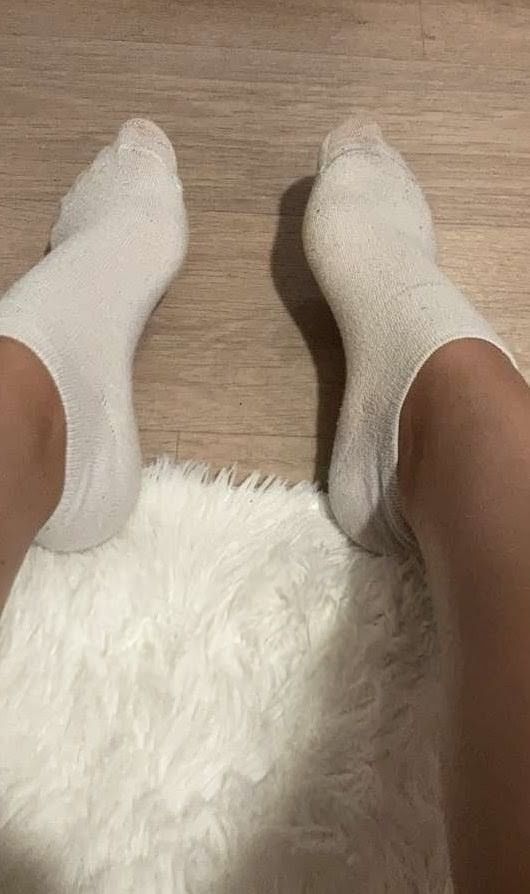 Getragen Socken 