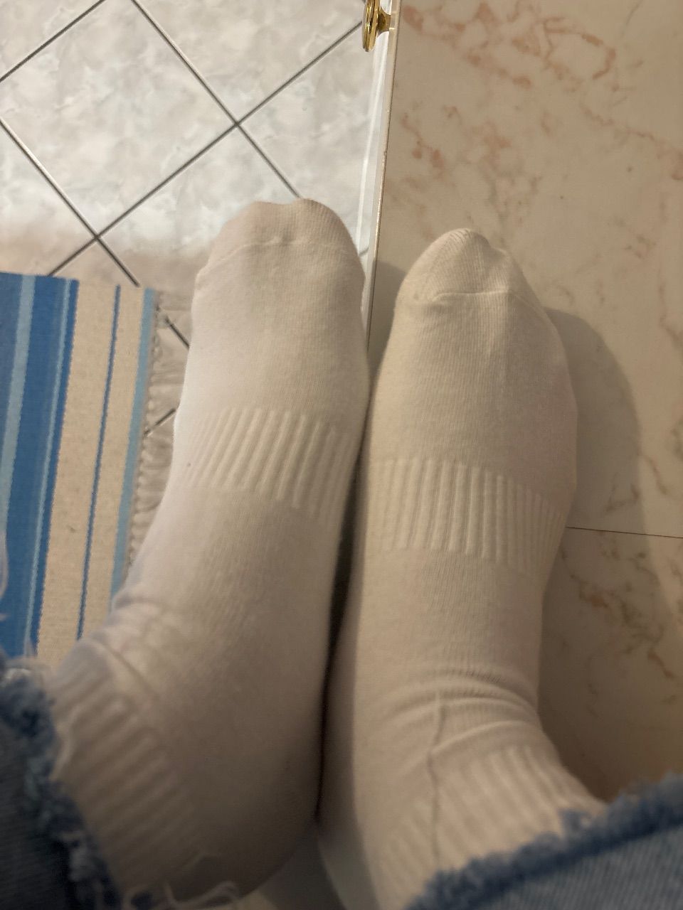 Ohne Marke Weiße Socken  Size XS