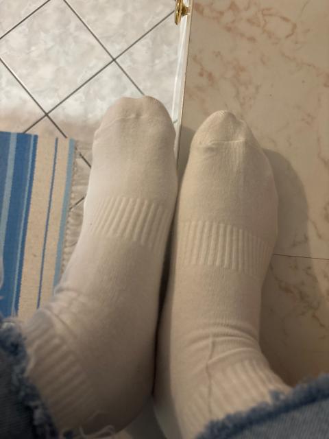 Ohne Marke Weiße Socken Size XS