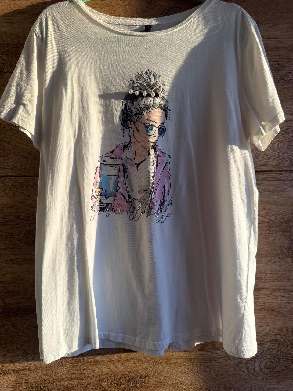 Chilliges Tshirt mit Perlen
