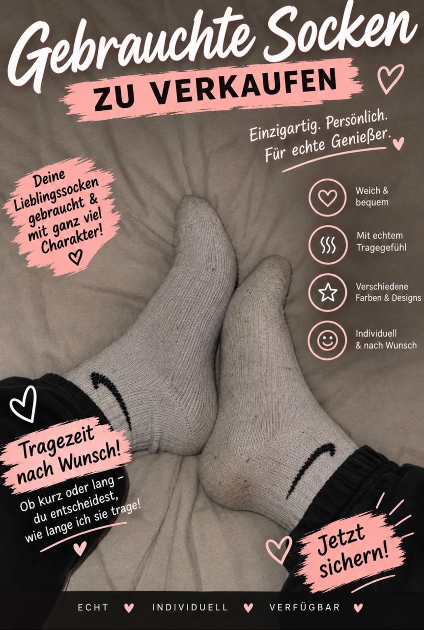 Getragene Socken  Getragene Socken  Size 38