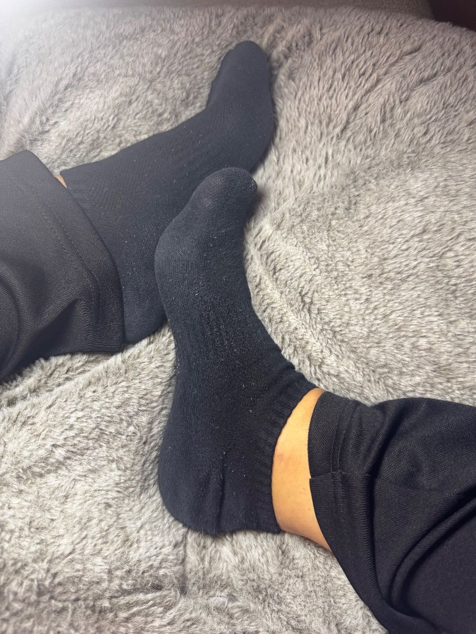 Getragene Socken