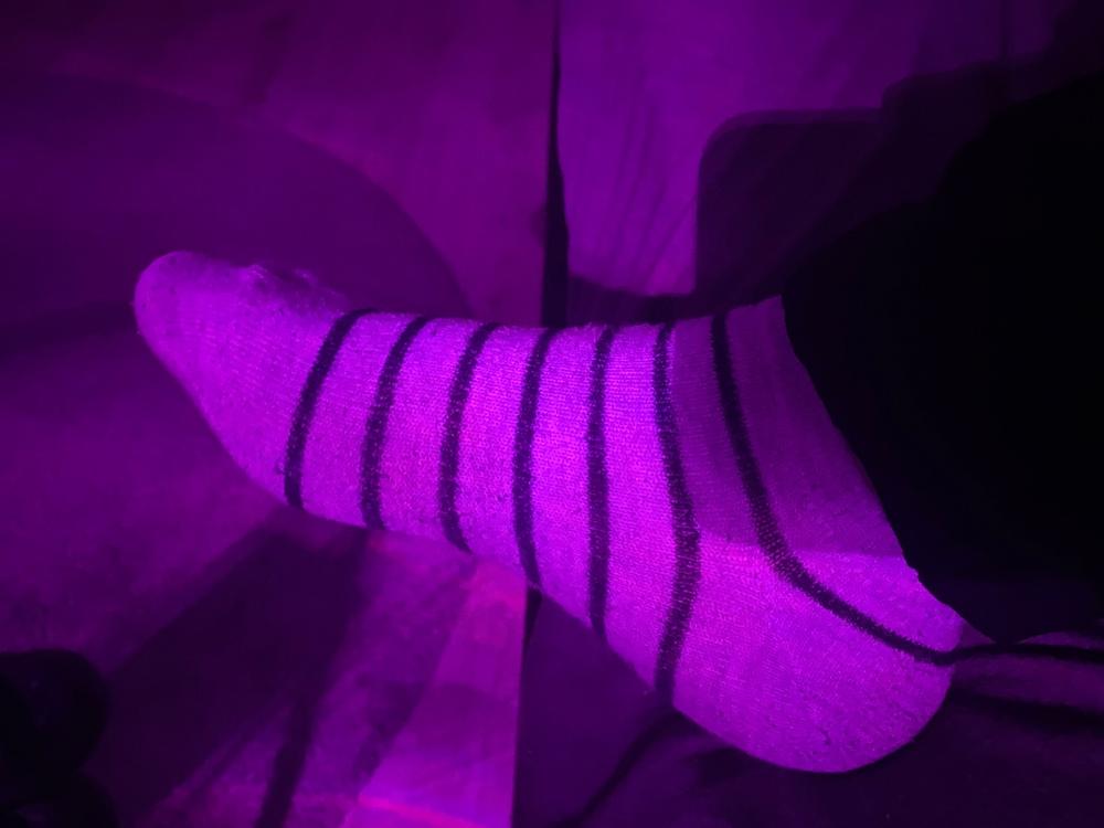 Getragene Socken