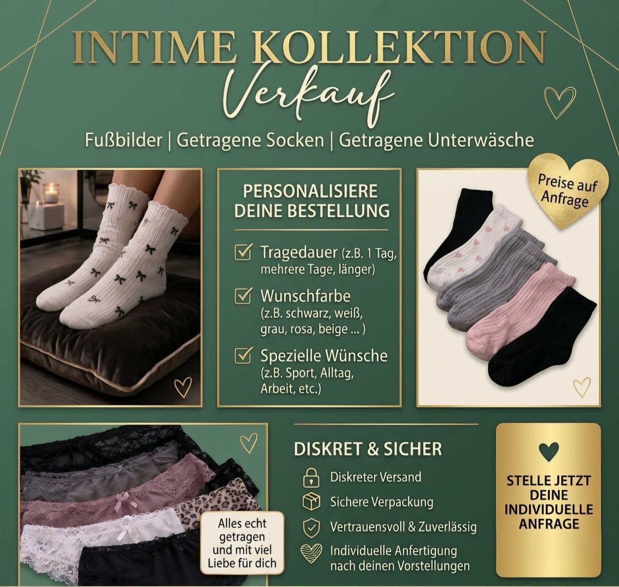 Socken, Unterwäsche, Fussbilder 