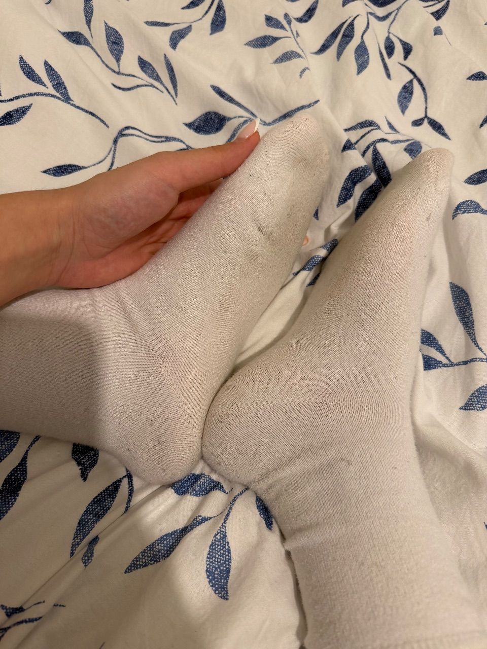 Getragene Damen Socken
