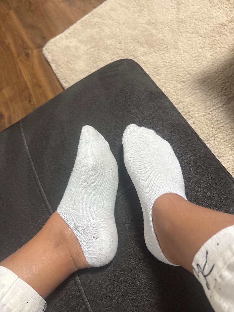 Getragene Socken