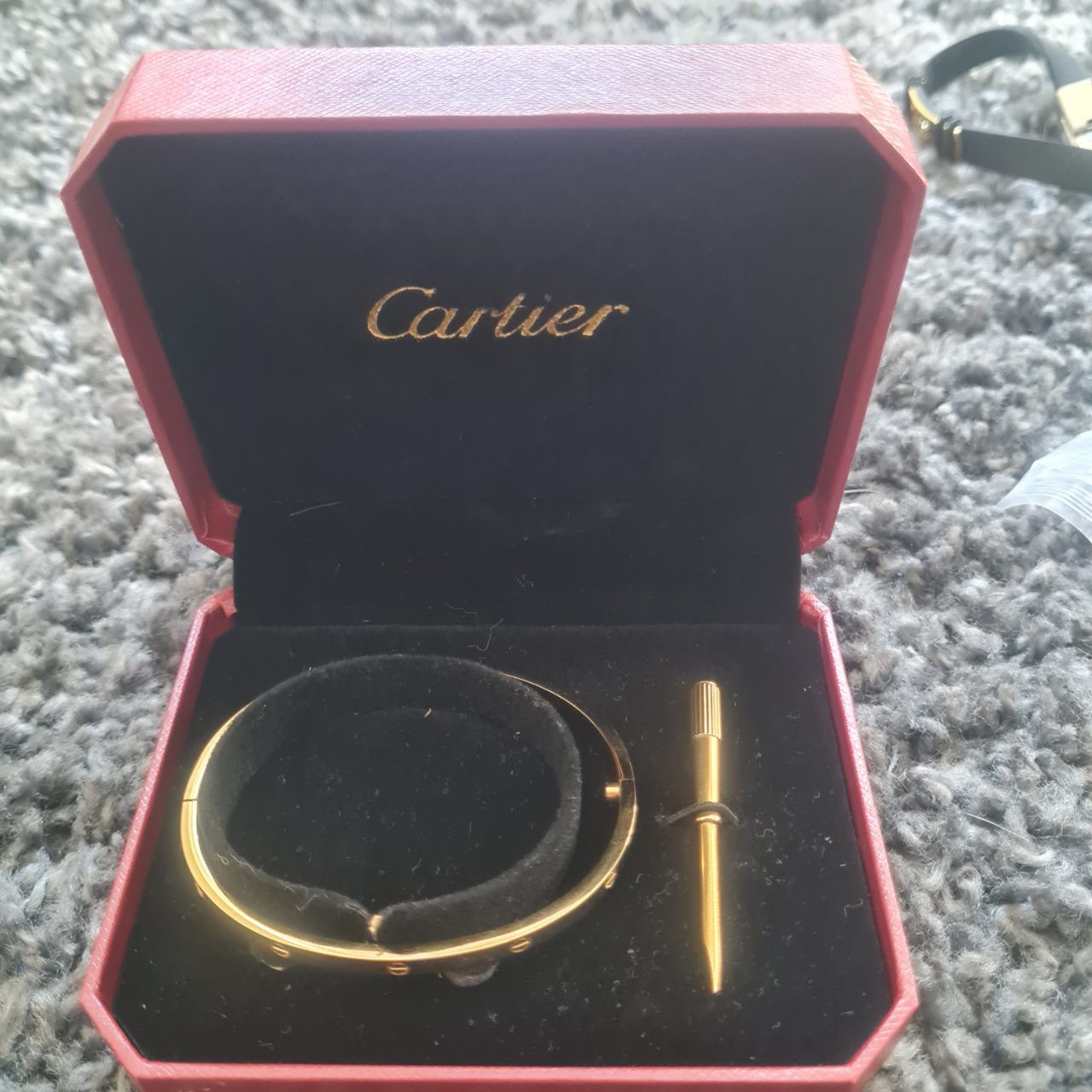 Ohne Marke Cartier Armband gold