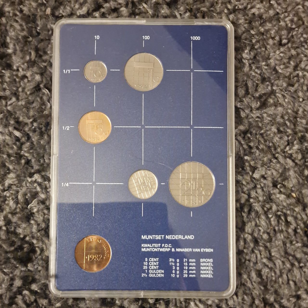 Ohne Marke Holändische münzen set 