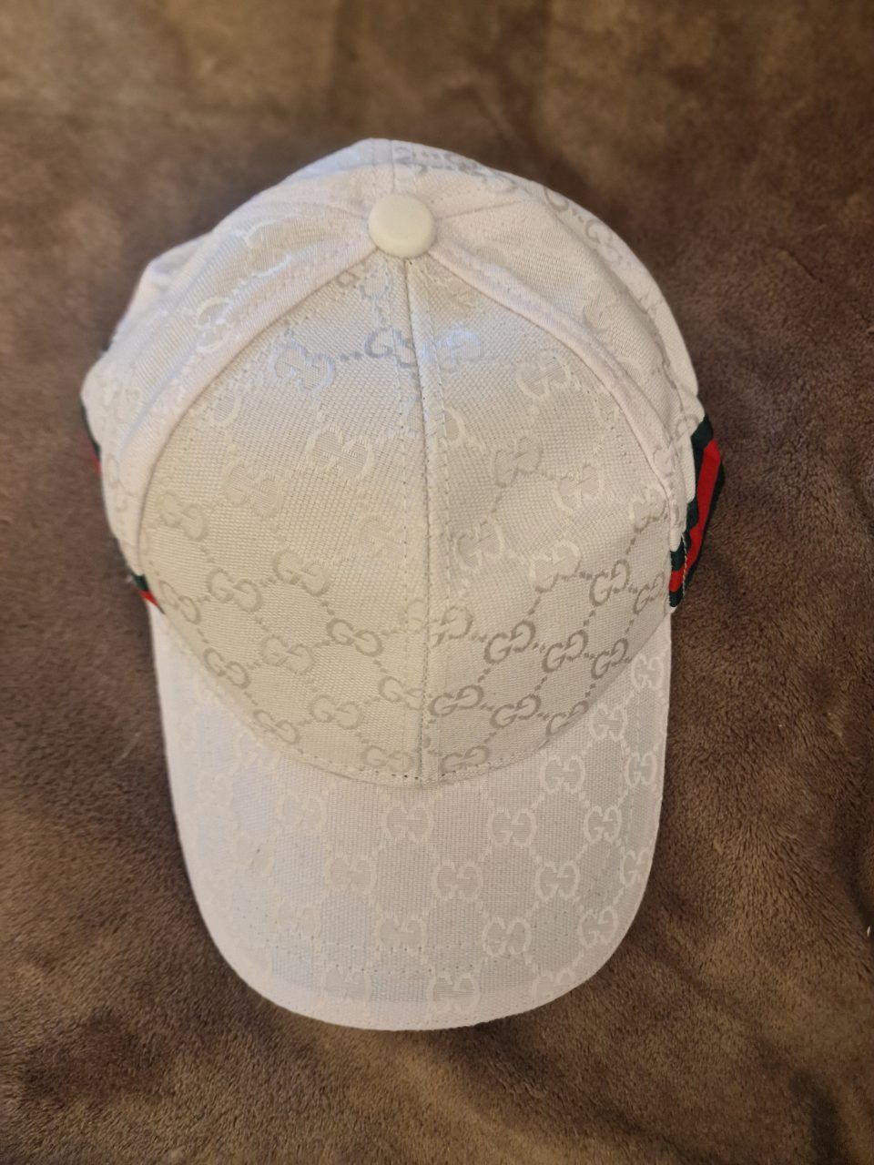 Ohne Marke Weiße gucci cap 