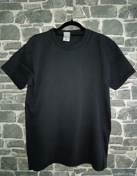 Fruit Of The Loom Klassisches schwarzes T-Shirt Size L