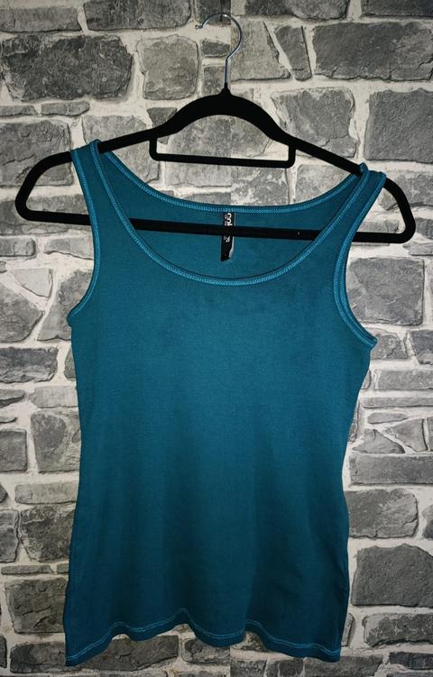Colours Of The World Damen Tanktop in Petrol (gerippt) Size S