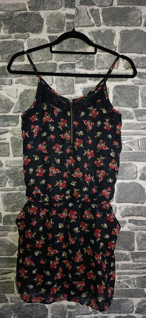 Pimkie Sommerliches Blumenkleid mit Spitzen-Details Size S