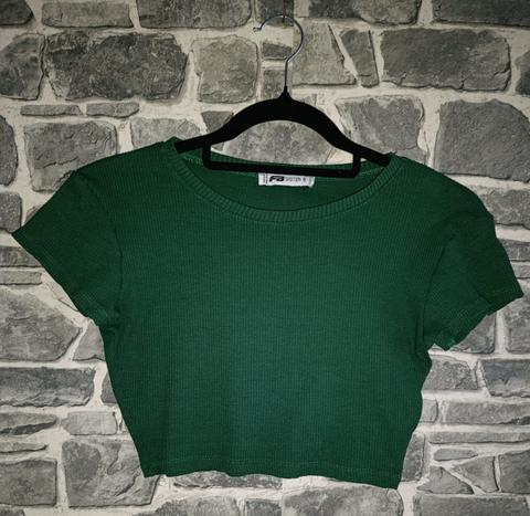 FB Sister Grünes Crop Top von FB Sister Size S