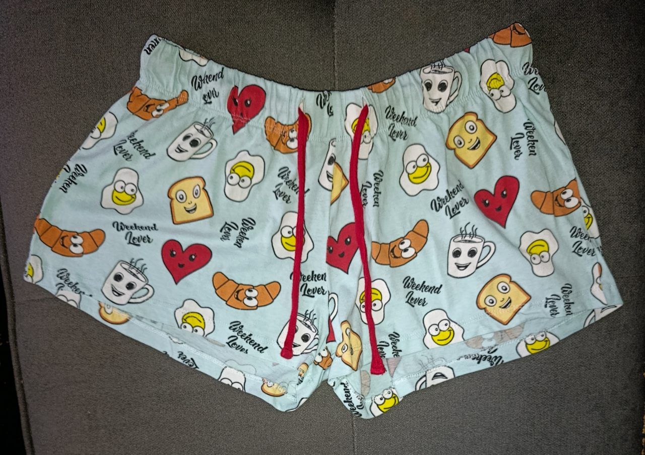 Blind Date Süße Schlafshorts / Loungewear „Weekend" Size M