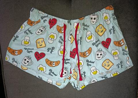 Blind Date Süße Schlafshorts / Loungewear „Weekend" Size M