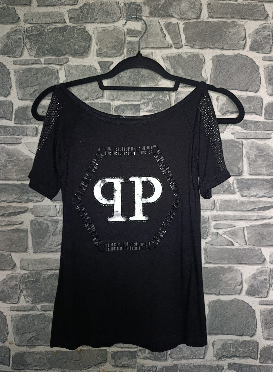 Phillip Plein Philipp Plein Strass T-Shirt Size M