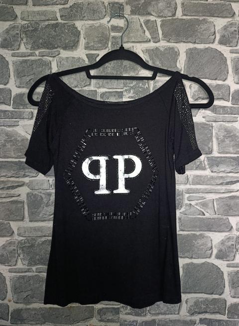 Phillip Plein Philipp Plein Strass T-Shirt Size M