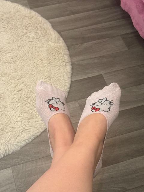 Hello Kitty Getragene süße Socken Size 38