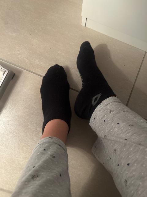 Ohne Marke Süße schwarze Socken Size 42