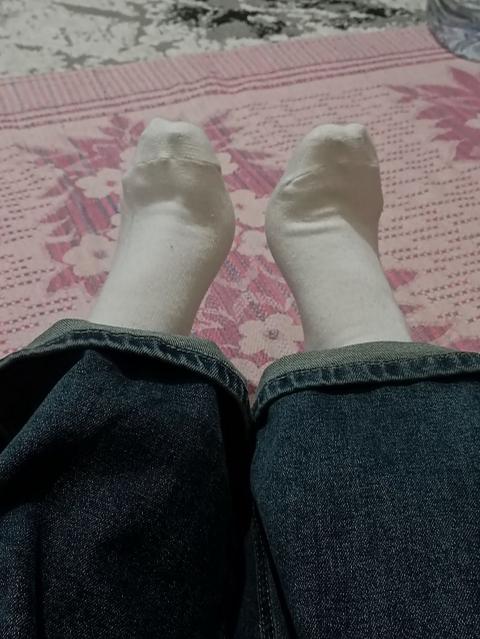 Weiße Socken zu verkaufen Size S