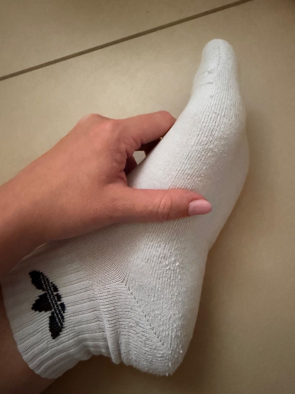 Weiße Socken & persönliche Fußbilder 👣