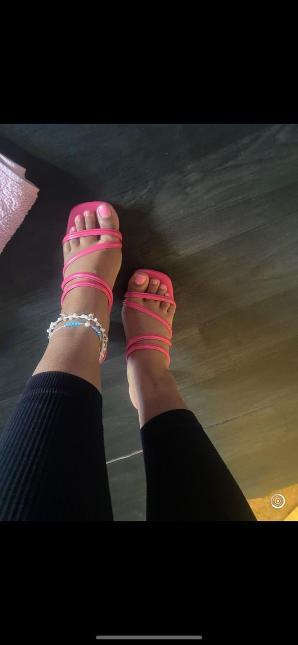 Rosa Sommer schuhe 