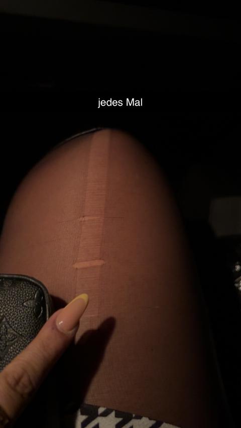 Strumpfhose getragen Size M