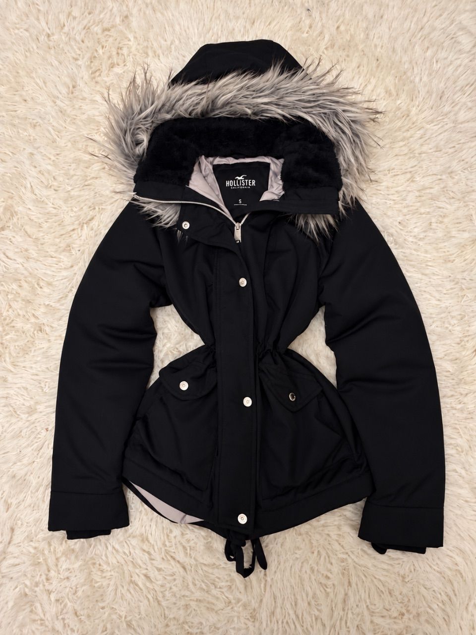 Hollister 🖤 Original Hollister Parka Vintage Y2K \| Größe S Size S