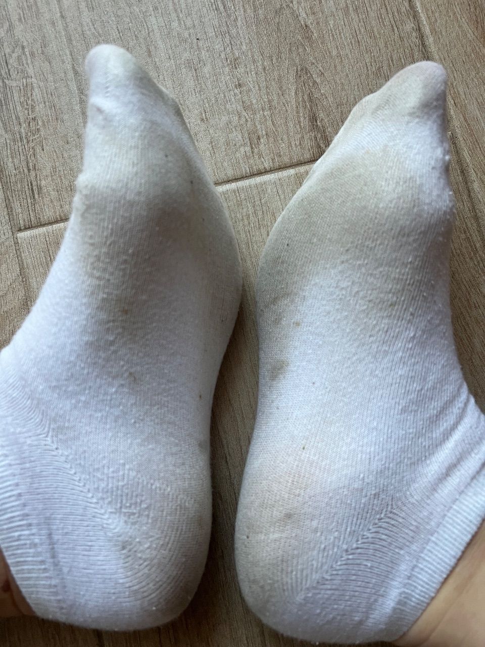 getragene Socken