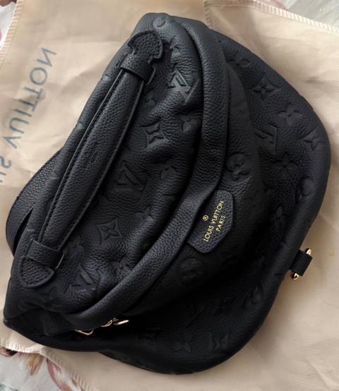 Ohne Marke LV Bauchtasche Leder
