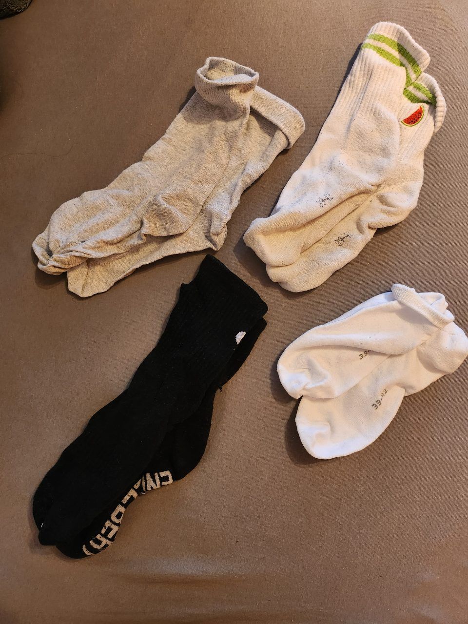 Ohne Marke Fotos von getragenen Socken  Size 39