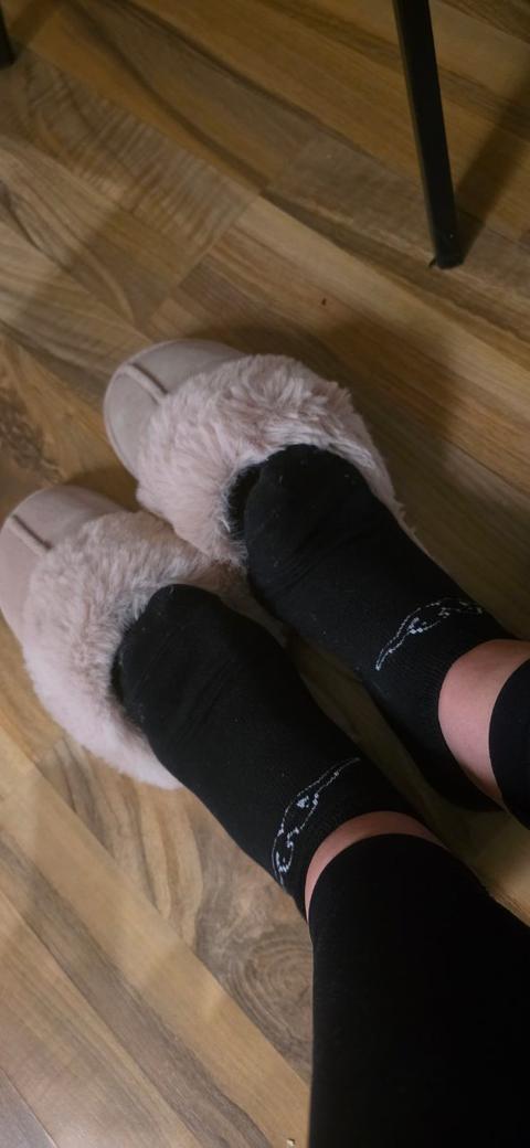 Kappa Schwarze Socken getragen Size 39