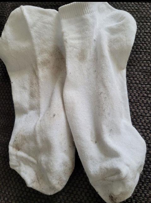 Getragene Socken Size M