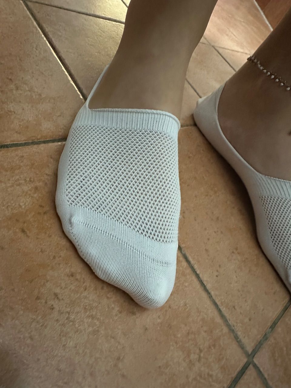 Sneaker Socken weiß Size 37