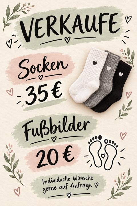 Socken und Bilder auf jeglicher Art Size 37