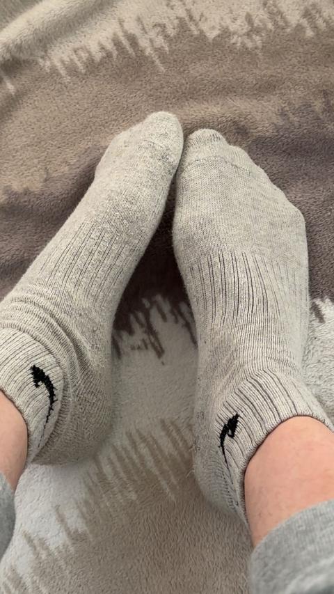 Abgenutzte Nike socken Size XS
