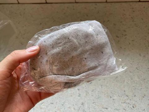 Getragene Socken