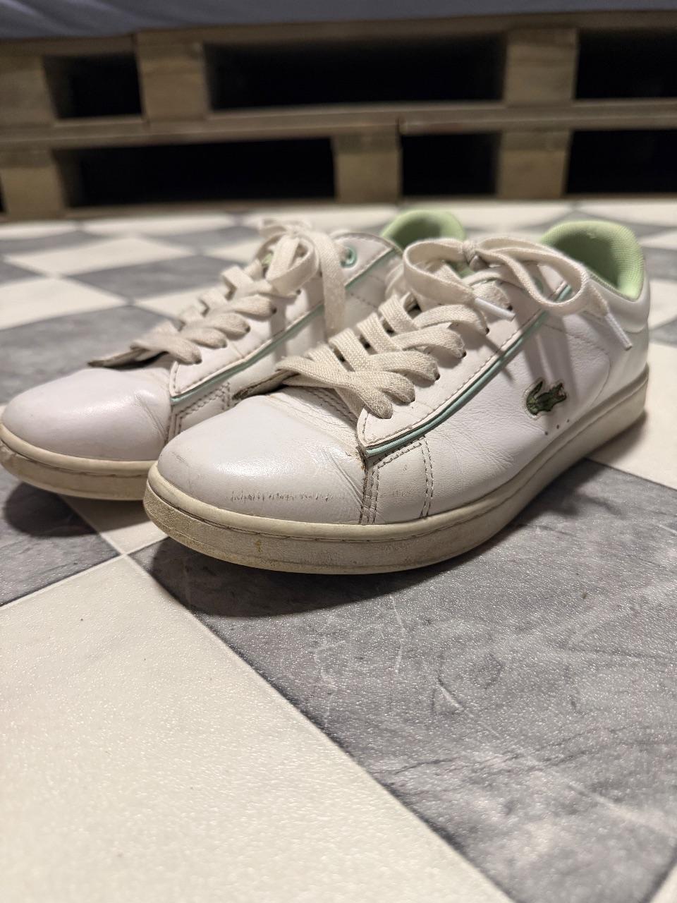 Lacoste Sneaker weiß/mintgrün