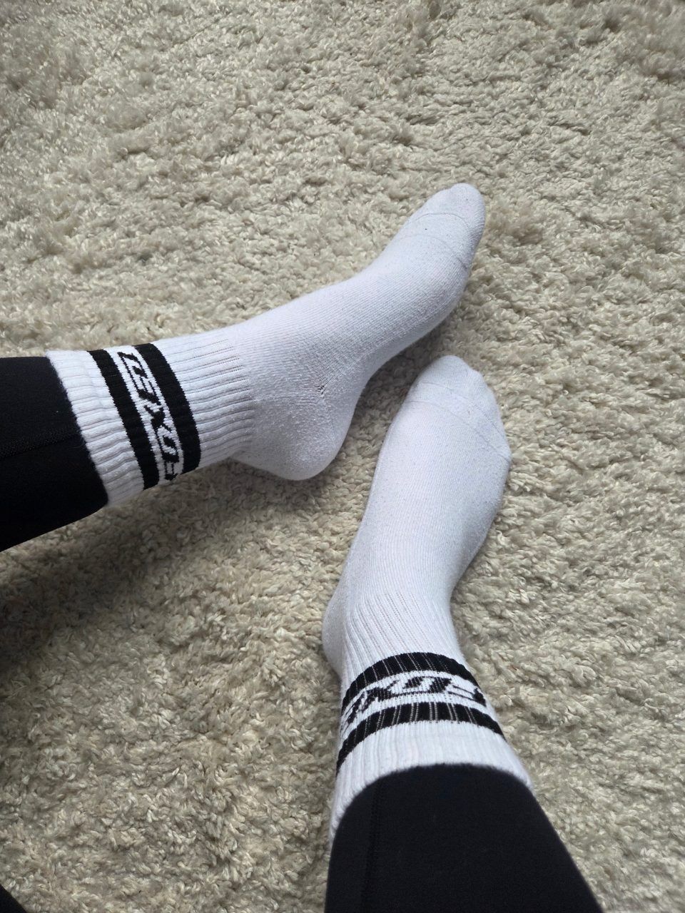 Ohne Marke getragene FOXED Socken Size XS